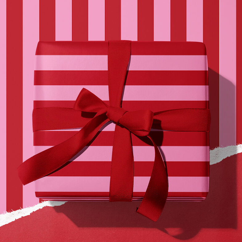 Упаковочная бумага O PAPER PAPER ПОЛОСКИ КРАСНЫЕ в интернет магазине Peakwww.peakstore.ru - 1 фото