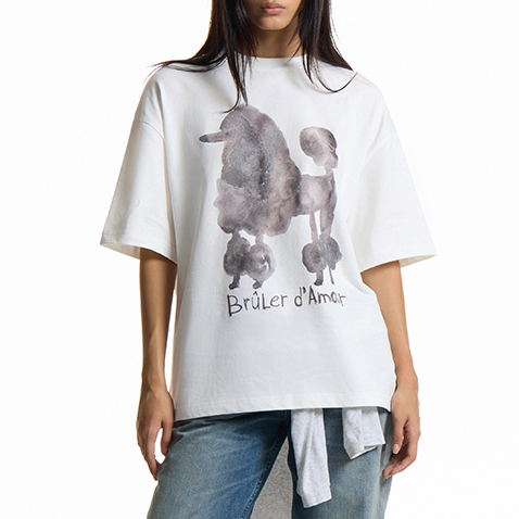 Футболка BRULER D'AMOUR CANICHE FANTOME в интернет-магазине Peak Conceptwww.peakstore.ru - 6 фото